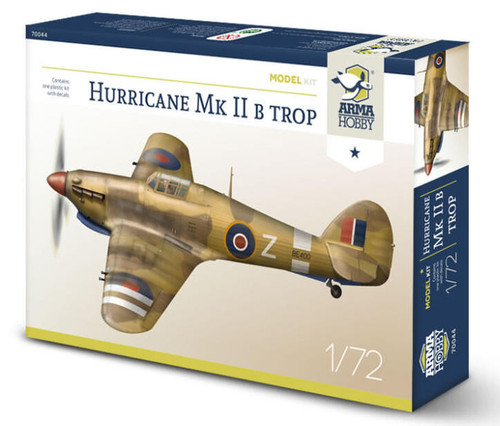 (SO) 1/72 ARMA Hobby Hurricane Mk IIb Trop Model Kit