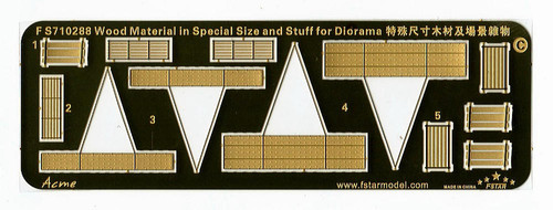 (SO) 1/700 Five Star Models Wood Material in Special Size and Stuff for Diorama