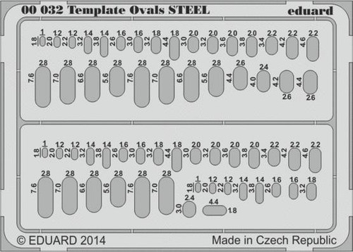 (SO) Eduard Template ovals Steel