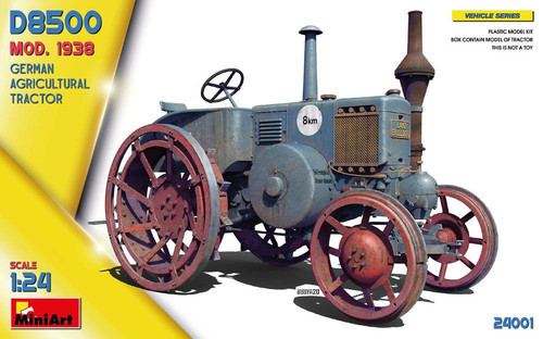 (SO) 1/24 Miniart German Agricultural Tractor D8500 Mod. 1938