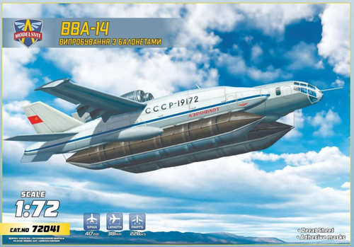 (SO) 1/72 Modelsvit VVA-14 w/Inflatable Pontoons & Pedestal