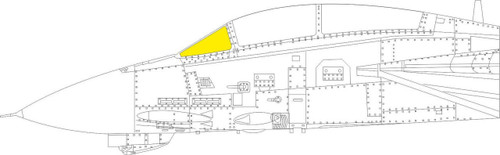 (SO) 1/48 Eduard F-14A windshield Tface