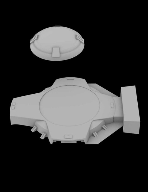 (SO) Green Strawberry 1/537 Scale Miranda Class - Navigation Deflector & Sensor