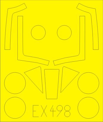(SO) 1/48 Eduard Mask Meteor F.8 for Airfix