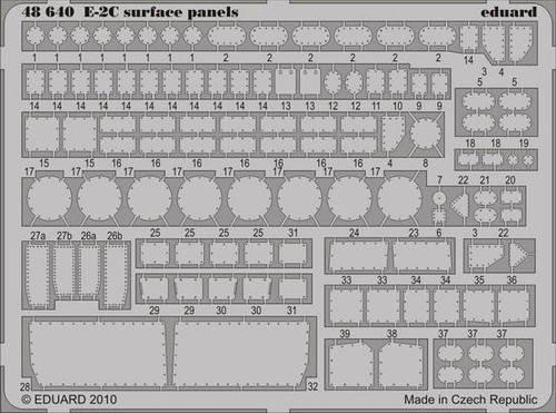(SO) 1/48 Eduard E-2C surface panels for Kinetic