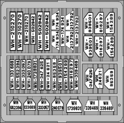 (SO) 1/35 Eduard German Car Licence Plates