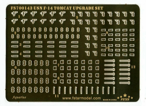 (SO) 1/700 Five Star Modern USN F-14 Tomcat Upgrade Set