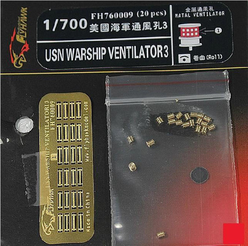 (SO) 1/700 Flyhawk Photo Etch USN Ventilator Set 3