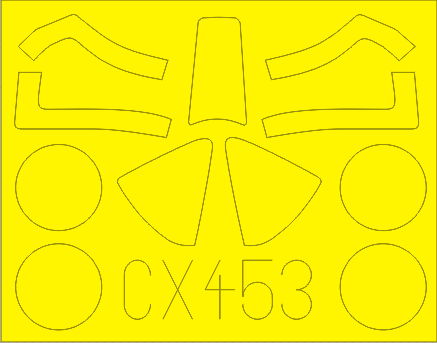 (SO) 1/72 Eduard Mask F4U-4 for Revell