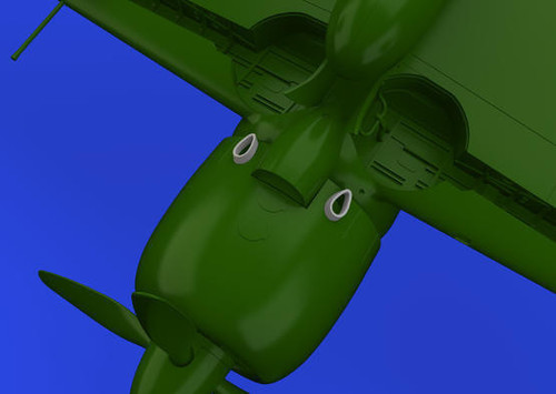 (SO) 1/48 Eduard Brassin A6M3 exhausts Print for Eduard
