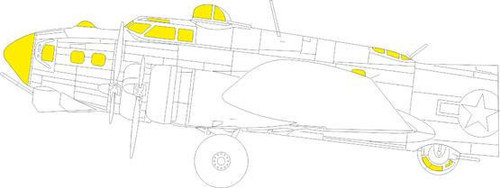 (SO) 1/48 Eduard Mask B-17G TFace for HKM