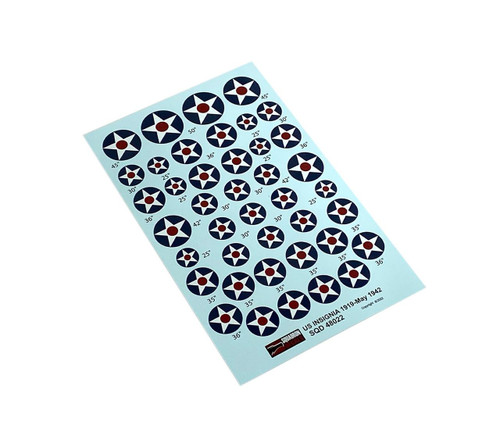 (SO) 1/48 Squadron Decals - US Insignia 1919 - May 1942