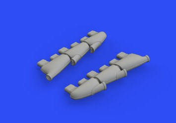 (SO) 1/48 Eduard Spitfire Mk I Exhaust Stacks for EDU (Resin)