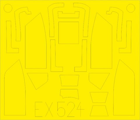 (SO) 1/48 Eduard Mask Bf 109G-6 Erla canopy for Eduard