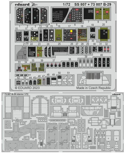 (SO) 1/72 Eduard B-29 interior