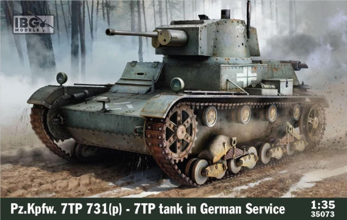(SO) 1/35 IBG Pz.Kpfw. 7TP 731(p) - 7TP tank in German Service