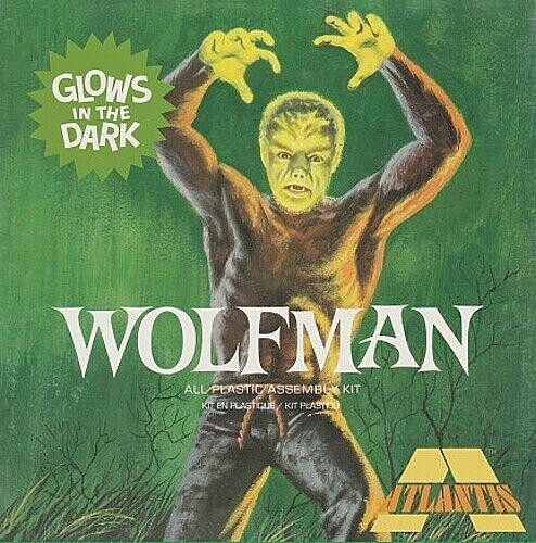 (SO) 1/8 Atlantis Models Wolfman Plastic Model kit