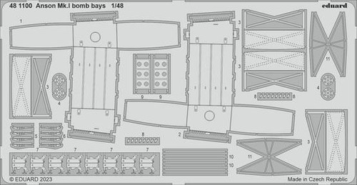 (SO) 1/48 Eduard Anson Mk.I bomb bays for Airfix