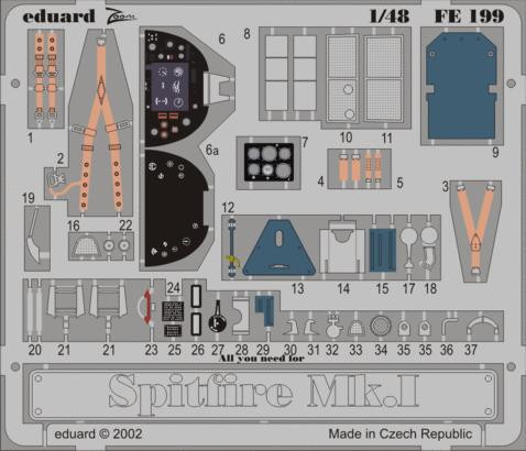 (SO) 1/48 Eduard Spitfire Mk.I for Tamiya