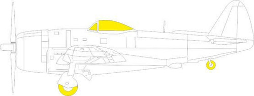 (SO) 1/48 Eduard Mask P-47N TFace for Academy