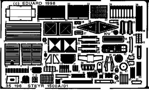 (SO) 1/35 Eduard Steyr 1500A/01 for TAM