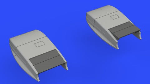 (SO) 1/72 Eduard Spitfire Mk VIII/IX/XVI Radiator Fairings for EDU (PE & Resin)