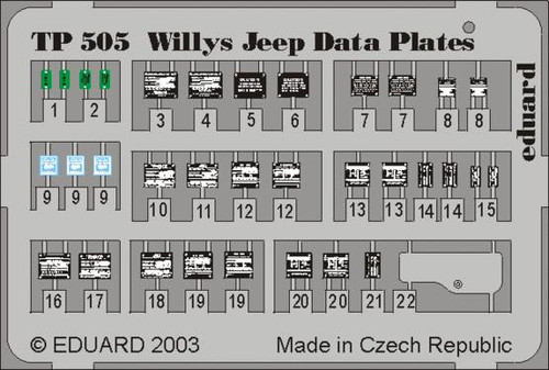 (SO) 1/35 Eduard Willys Jeep