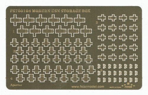 (SO) 1/700 Five Star Models Modern USN Storage Box