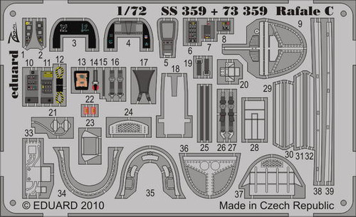 (SO) 1/72 Eduard Rafale C for Hobby Boss