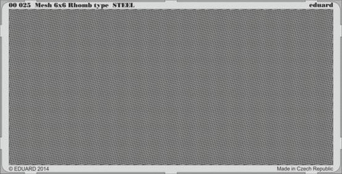 (SO) Eduard Mesh 6x6 Rhomb type Steel