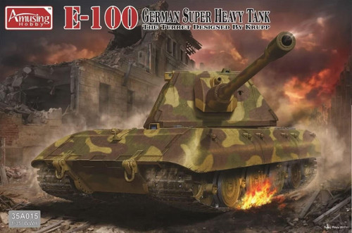 (SO) 1/35 Amusing Hobby E-100 German Super Heavy Tank Plastic Model Kit