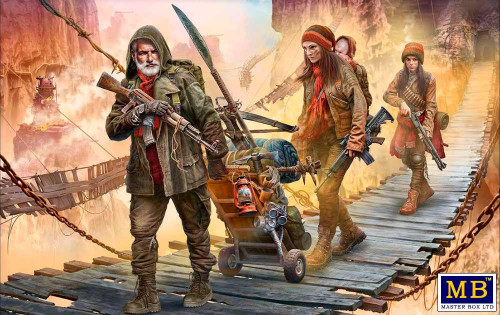(SO) 1/24 Master Box Post-Apocalyptic The last Bridge