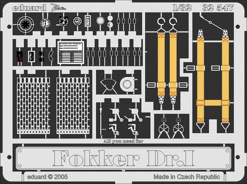 (SO) 1/32 Eduard Fokker Dr I for ROD (Pre-Painted)