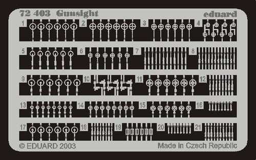 (SO) 1/72 Eduard Gunsights