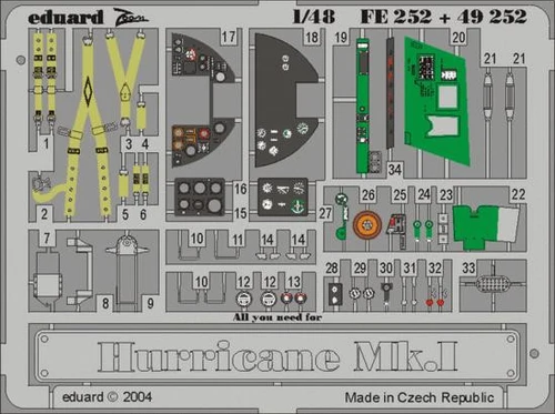 (SO) 1/48 Eduard Hurricane Mk.I for Hasegawa