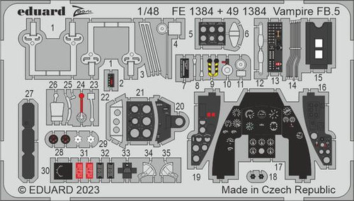 (SO) 1/48 Eduard Vampire FB.5 FE1384