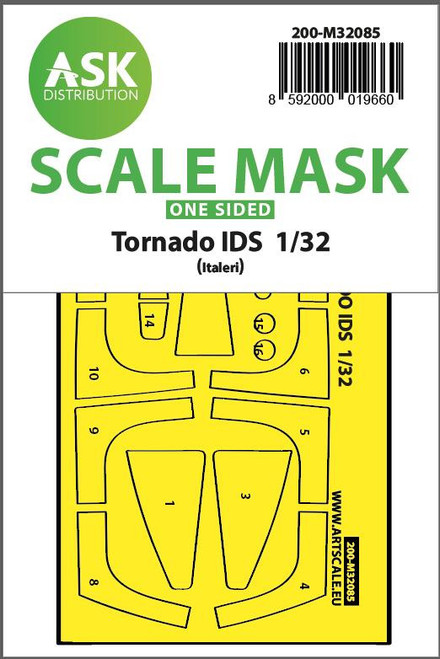 (SO) 1/32 Art Scale Tornado IDS one-sided express fit mask for Italeri