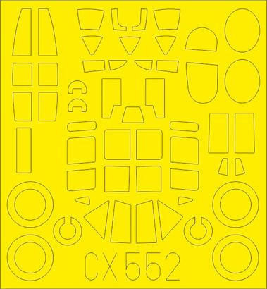 (SO) 1/72 Eduard Mask Pe-2 for Zvezda