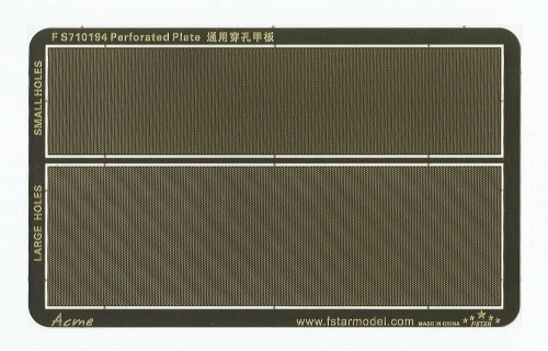 (SO) 1/700 Five Star Models Perforated Plate