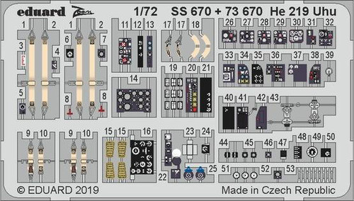 (SO) 1/72 Eduard He 219 Uhu for Dragon