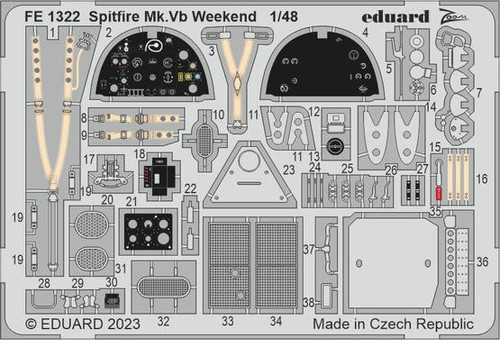 (SO) 1/48 Eduard Spitfire Mk.Vb Weekend for Eduard