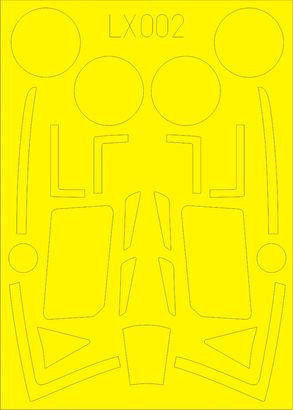 (SO) 1/24 Eduard Mask Typhoon Mk.Ib Car Door for Airfix