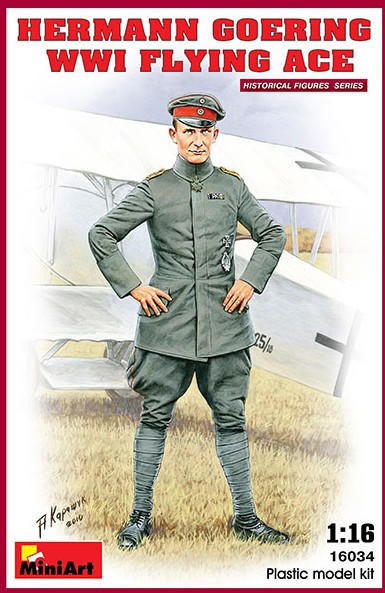 (SO) 1/16 Miniart Hermann Goering. WW1 Flying Ace