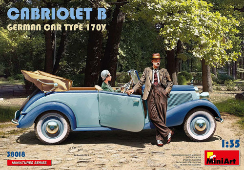 (SO) 1/35 Miniart Cabriolet B German Car Type 170V