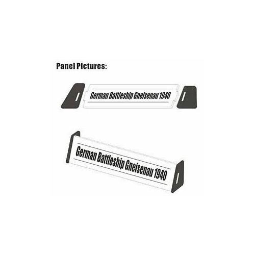 (SO) 1/700 Flyhawk German Battleship Gneisenau 1940 Name Plate(For Flyhawk FH1149)
