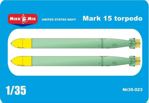 (SO) 1/35 Mikro Mir US Navy Mark 15 Torpedo