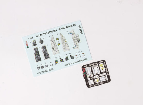 (SO) 1/48 Eduard F-16C Block 42 till 2005 Space for Kinetic