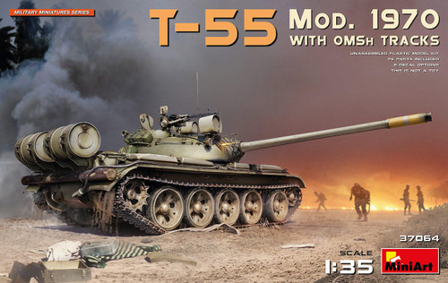 (SO) 1/35 Miniart T-55 Mod 1970 w/ OMSH Tracks