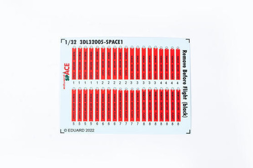 (SO) 1/32 Eduard Remove Before Flight (black) Space