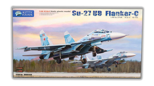 (SO) 1/48 Kitty Hawk Su-27UB Flanker-C Plastic Model Kit